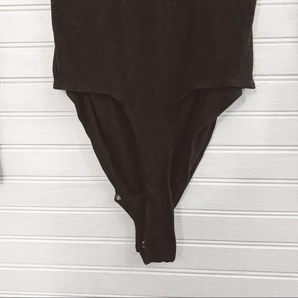 n:PHILANTHROPY Long Sleeve Crossbody Black Body Suit Small NWT - Picture 6 of 6